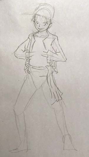 how-to-draw-monkey-d-luffy-one-piece-easy-quick-fast-simple-tutorial